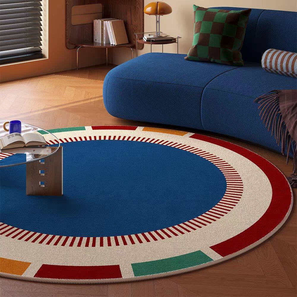 Electronics Repair Desk - Alfombras redondas de colores retro para