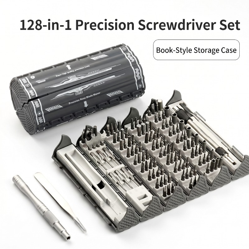 Electronics Repair Book - Juego de Destornilladores 128 en 1,