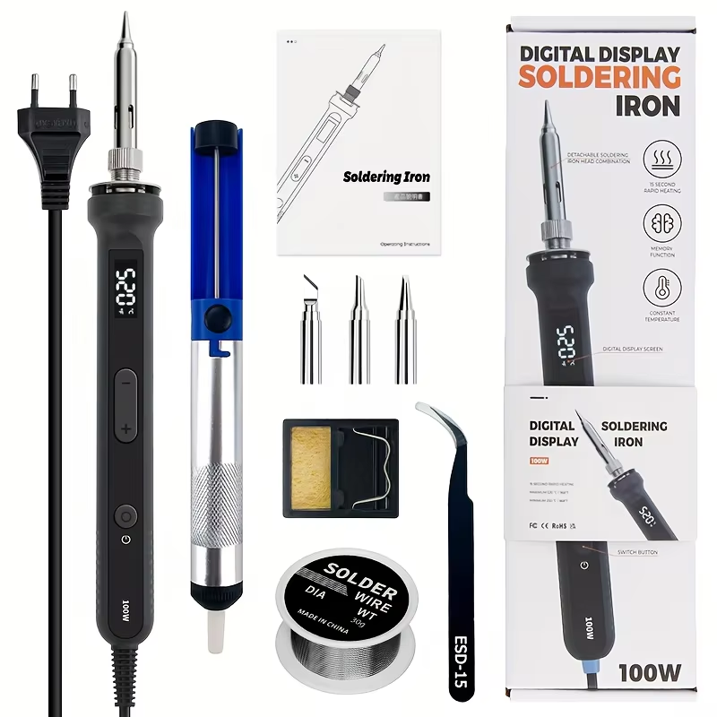 Kit de soldador digital de 100 - Electronics Repair Workshop reseña y precio