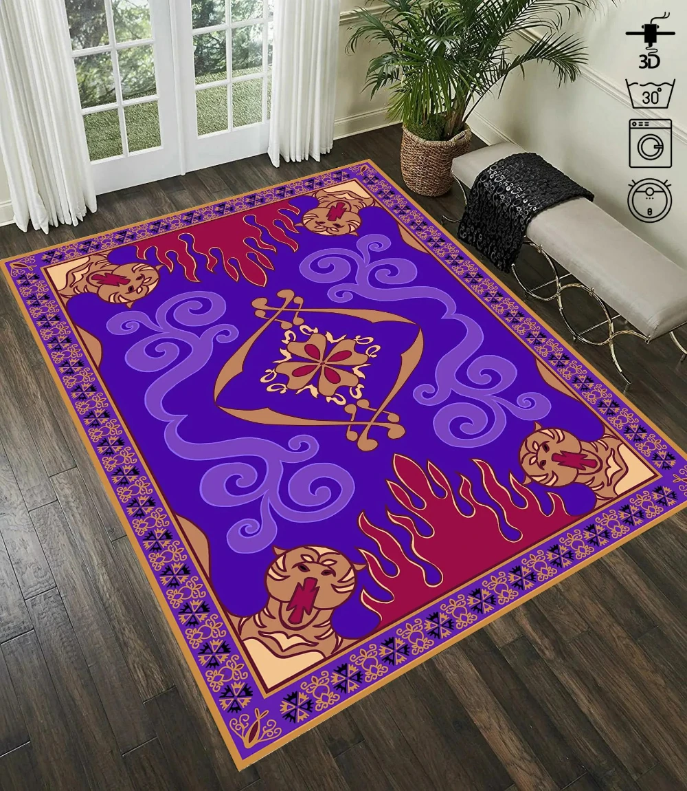 Alfombra Aladdin para sala de  - Electronics Repair Desk reseña y precio